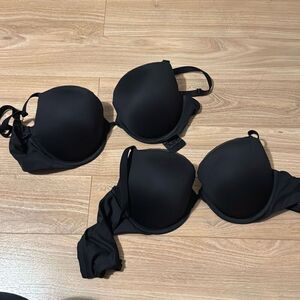 Calvin Klein Black Bra Bundle Size 36C (2)